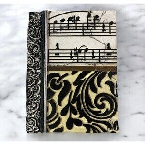 New View Gifts Wall Art – Textured Musical Notes & Paisley, 8x6